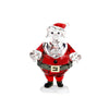 Swarovski Christmas Holiday Cheers Santa Claus Red Figurine