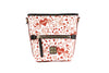 Dooney & Bourke Red White Donald and Daisy Heart Print Zip Sac Crossbody Handbag