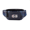 Coach Track Navy Plaid Leather Stamp Belt Bag
