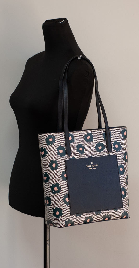 Kate purchases Spade New York Herringbone Floral Tote