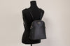 Kate Spade staci black dome backpack on mannequin