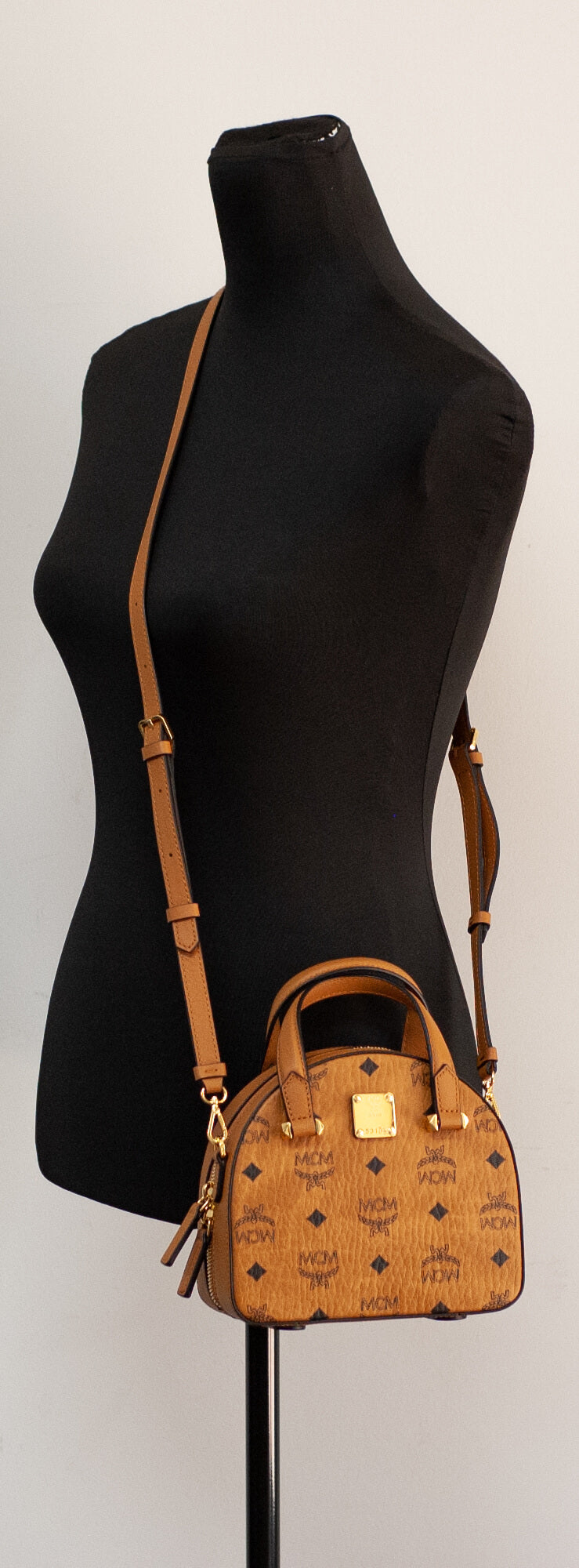 【MCM】 Big O Mini Studded Monogram Crossbody Bag MCM Big O Mini Studded Monogram Crossbody Bag | Neiman Marcus