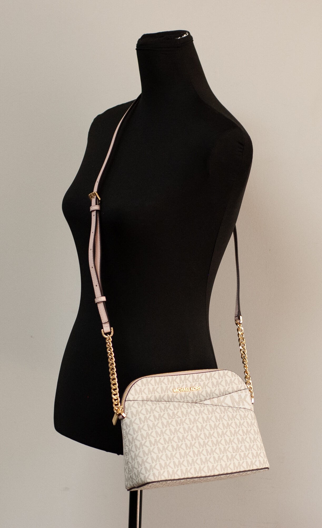 Powder Blush Jet Set Dome Crossbody Michael Kors Jet Set Medium X