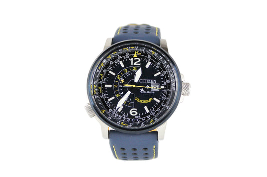 Citizen (BJ7007-02L) Promaster Nighthawk Blue Angels Navy Yellow Accent Watch