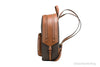Michael Kors Jaycee Large Brown Signature PVC Zip Pocket Backpack Bag Bookbag