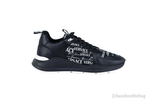 Versace logo sneaker right side on white background
