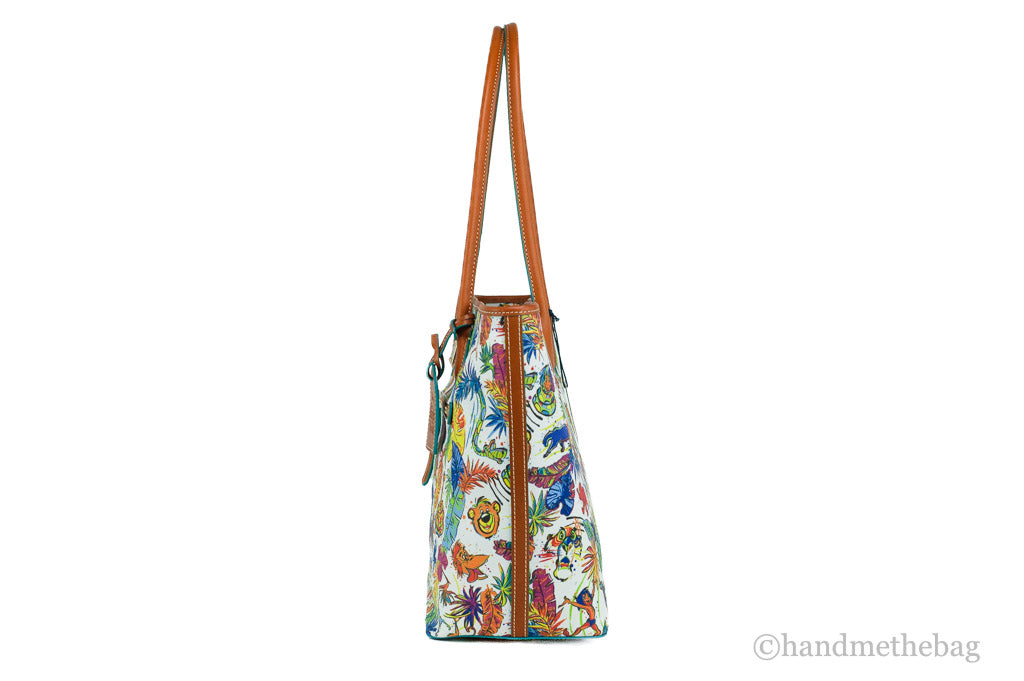 Dooney & Bourke Jungle Book tote side on white background