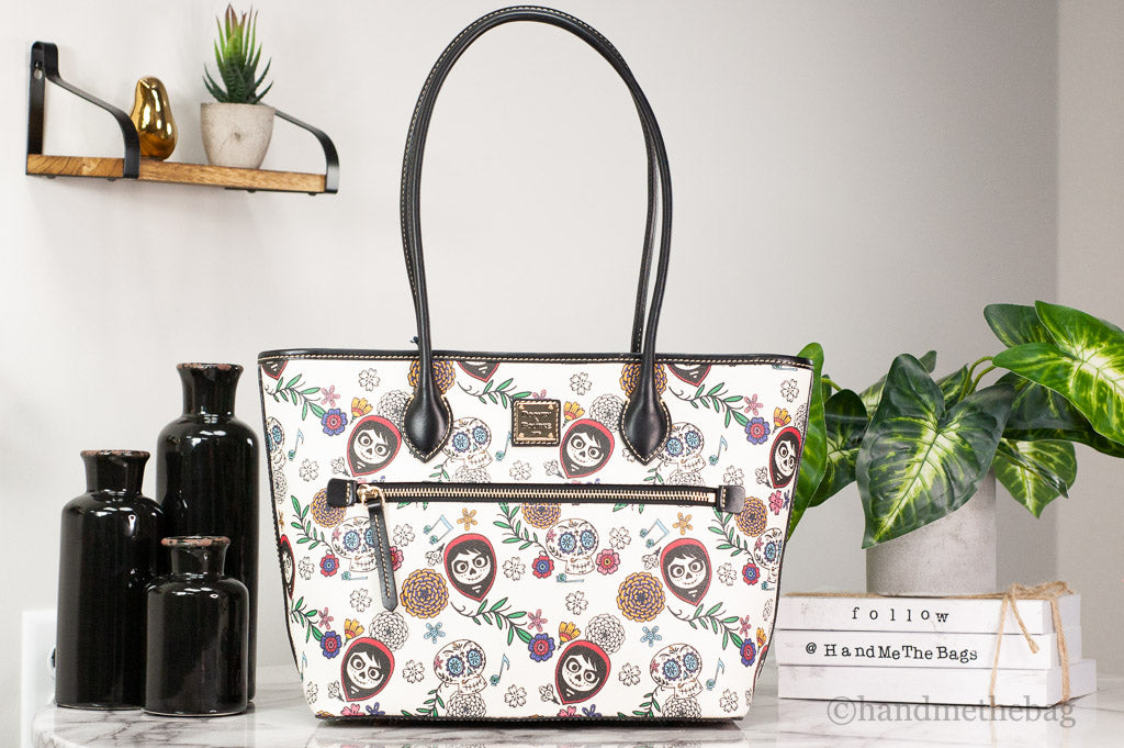 Dooney & Bourke Coco tote on marble table