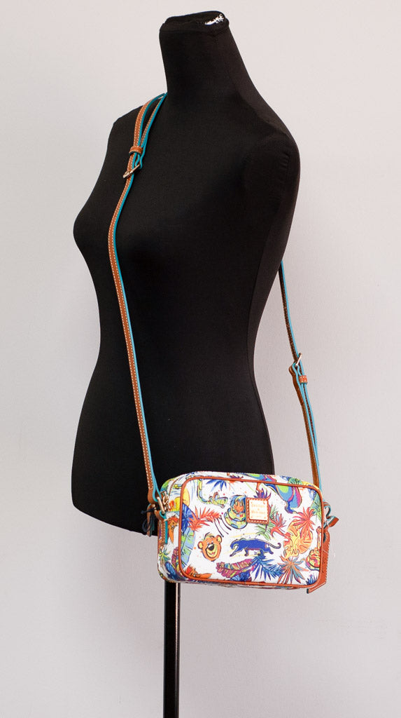 Dooney & Bourke Disney Small Jungle Book Coated Cotton Crossbody Bag Handbag