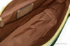 Coach Kacey khaki brown satchel inside on white background