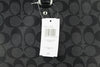 Coach Gallery graphite black tote tag on white background