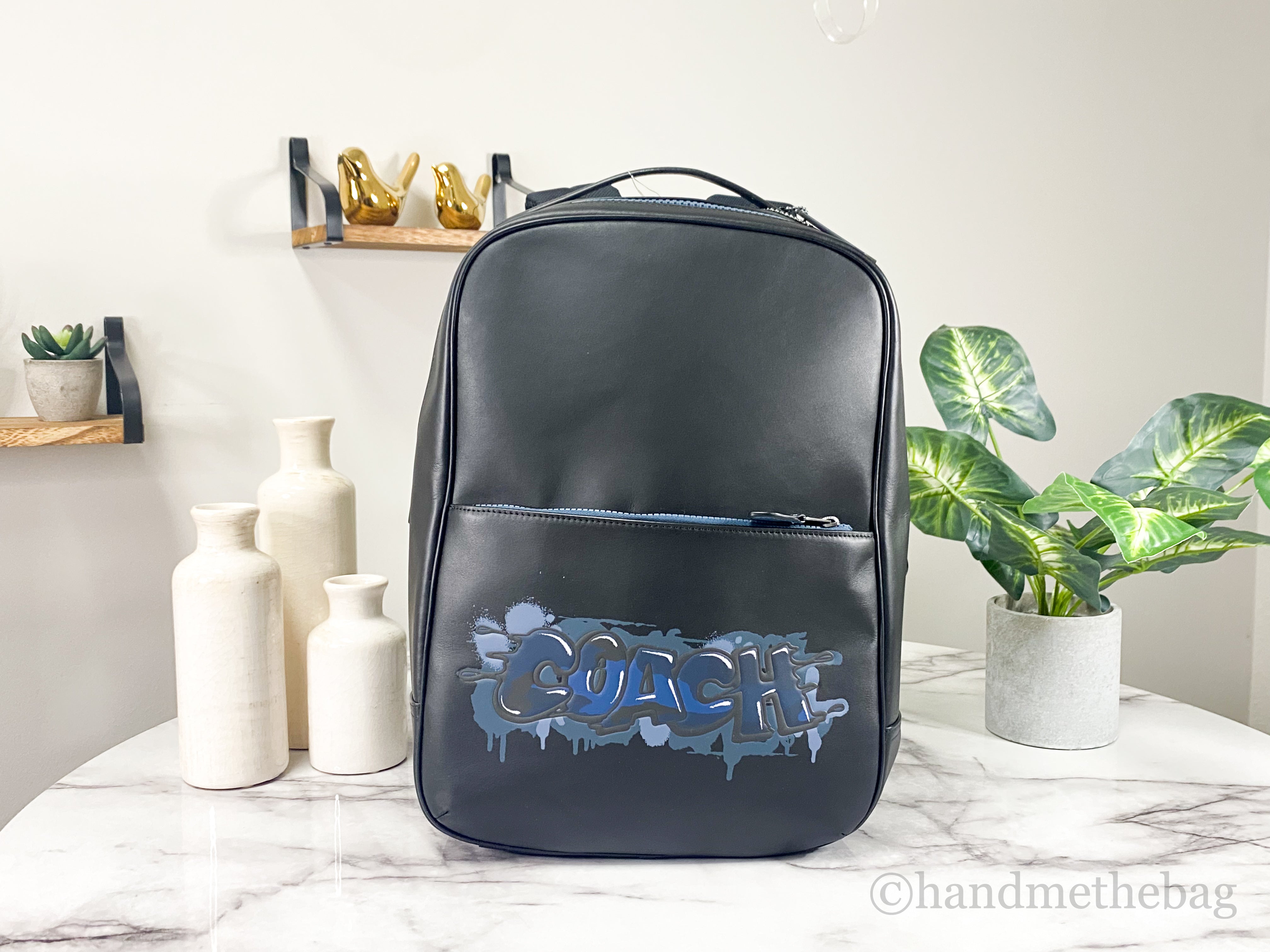 Coach graffiti cheap backpack