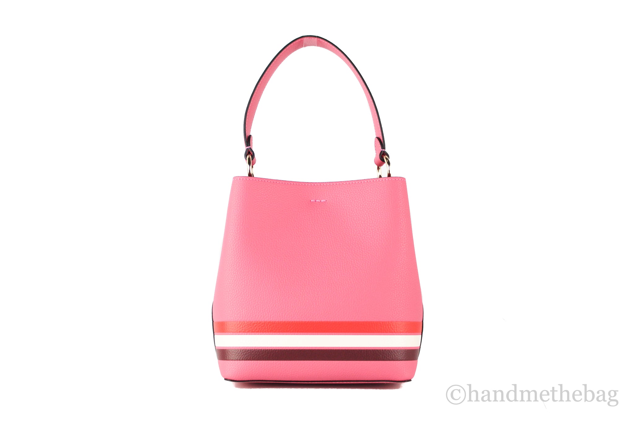 DKNY Bryant Park Mini Leather Backpack in Pink