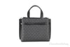 Michael Kors Emilia Small Black PVC Buckle Strap Satchel Bag