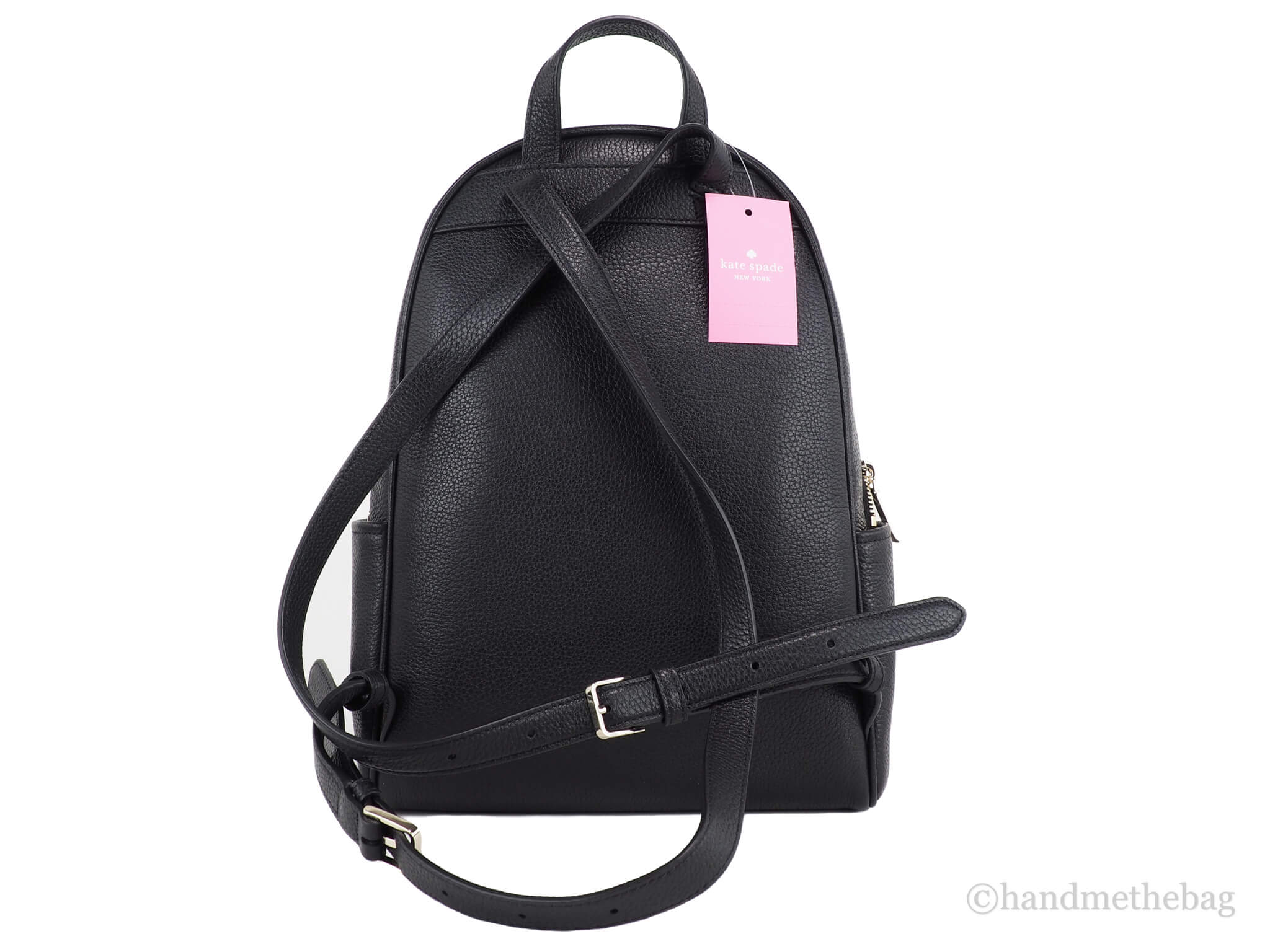 Kate Spade Leila Pebbled Leather Medium Dome Backpack School Bag