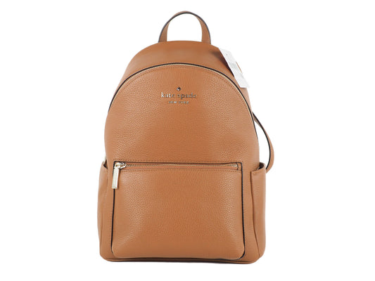 Kate Spade leila gingerbread dome backpack on white background