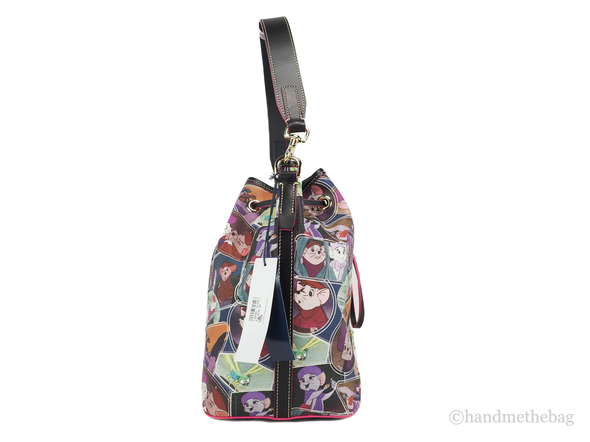 Disney The offers Rescuers Dooney & Bourke Drawstring Satchel