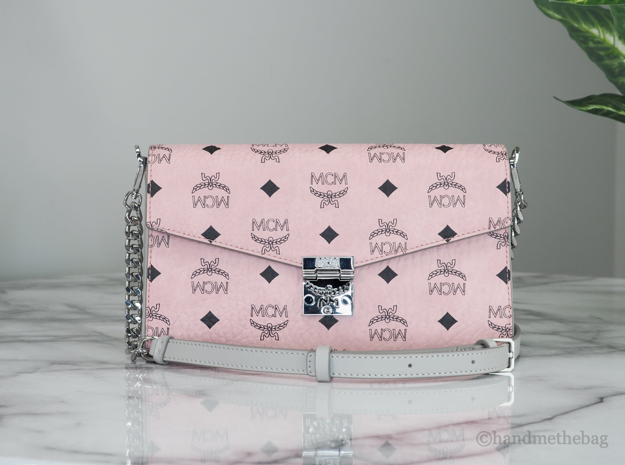 Mcm crossbody bag pink sale