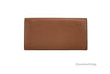 burberry porter tan clutch wallet back on white background