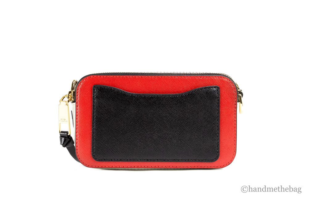 marc jacobs the americana snapshot crossbody back on white background