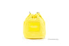 marc jacobs the terry mini bucket bag yellow back on white background