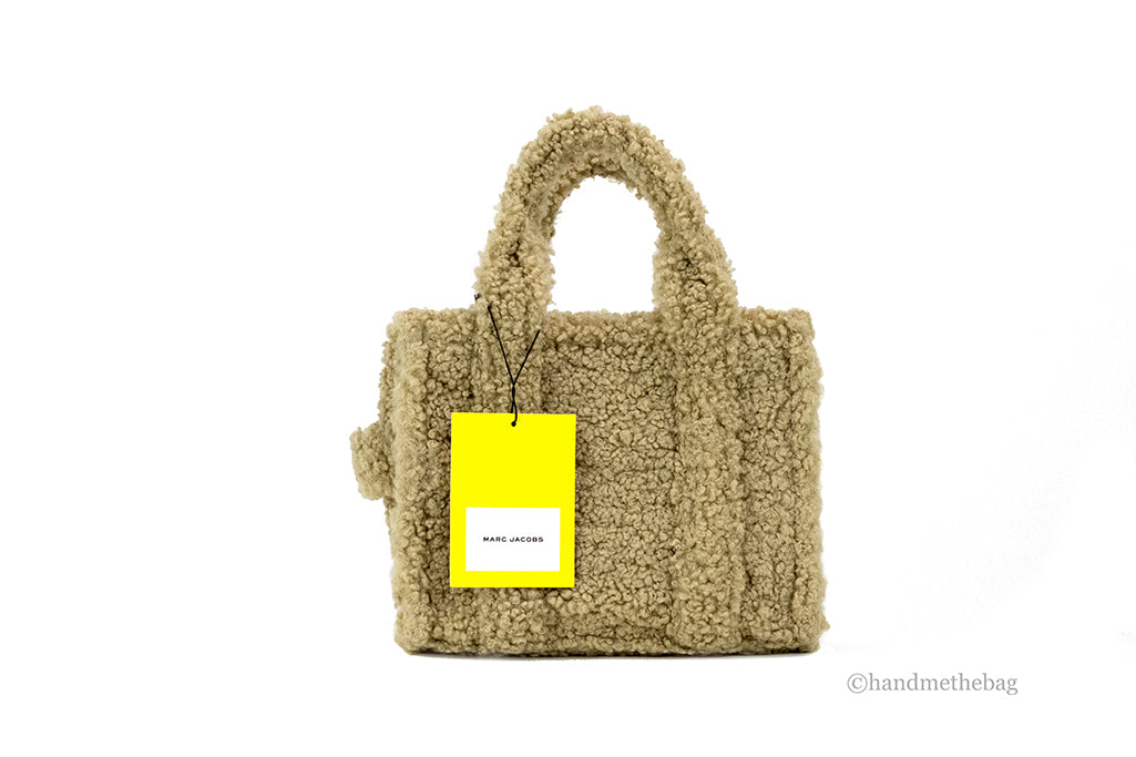 The Mini Teddy Tote Bag in Beige - Marc Jacobs