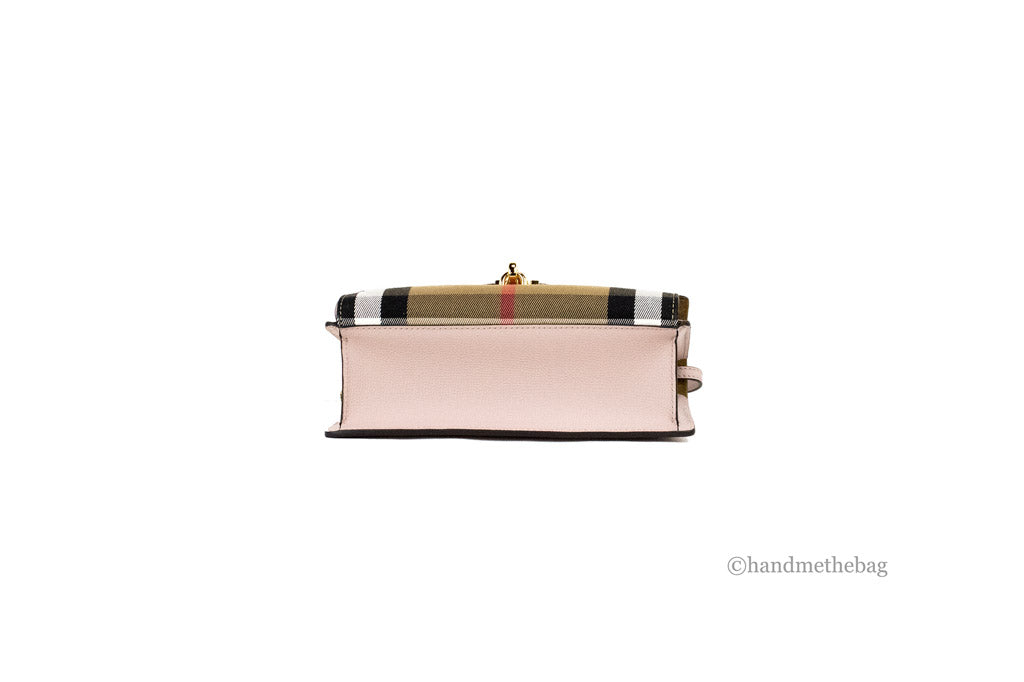 Burberry House Check Macken Small Crossbody Bag (SHF-3CWVnV) – LuxeDH