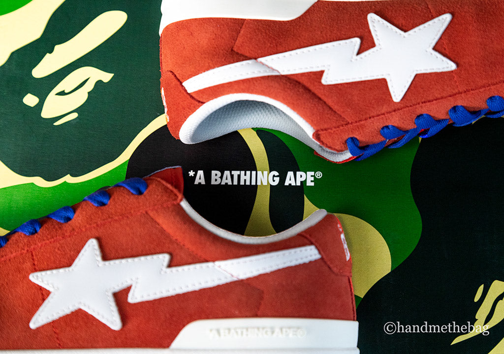 A Bathing Ape Mad Sta #1 Suede Leather Sneakers – handmethebag.com