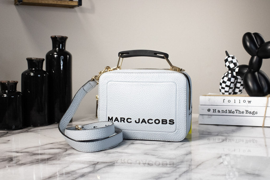 Marc Jacobs The Box Quarry Leather Top Handle Bag