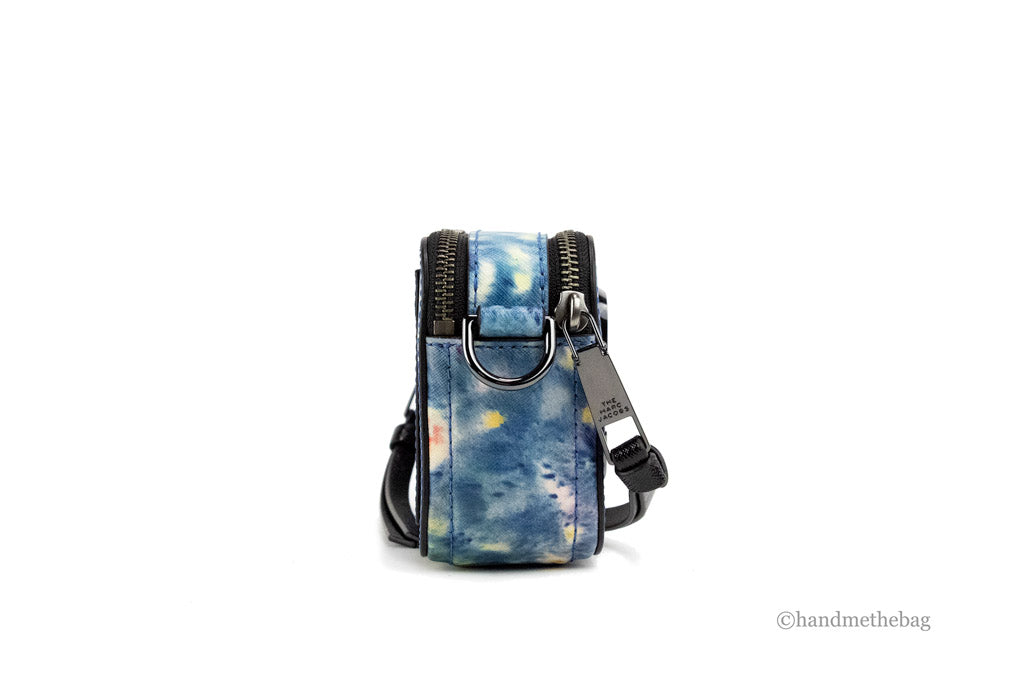 marc jacobs the watercolor snapshot crossbody side on white background