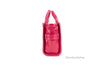 marc jacobs the shiny crinkle mini tote magenta side on white background