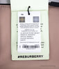 burberry rose beige nylon tote tag on white background