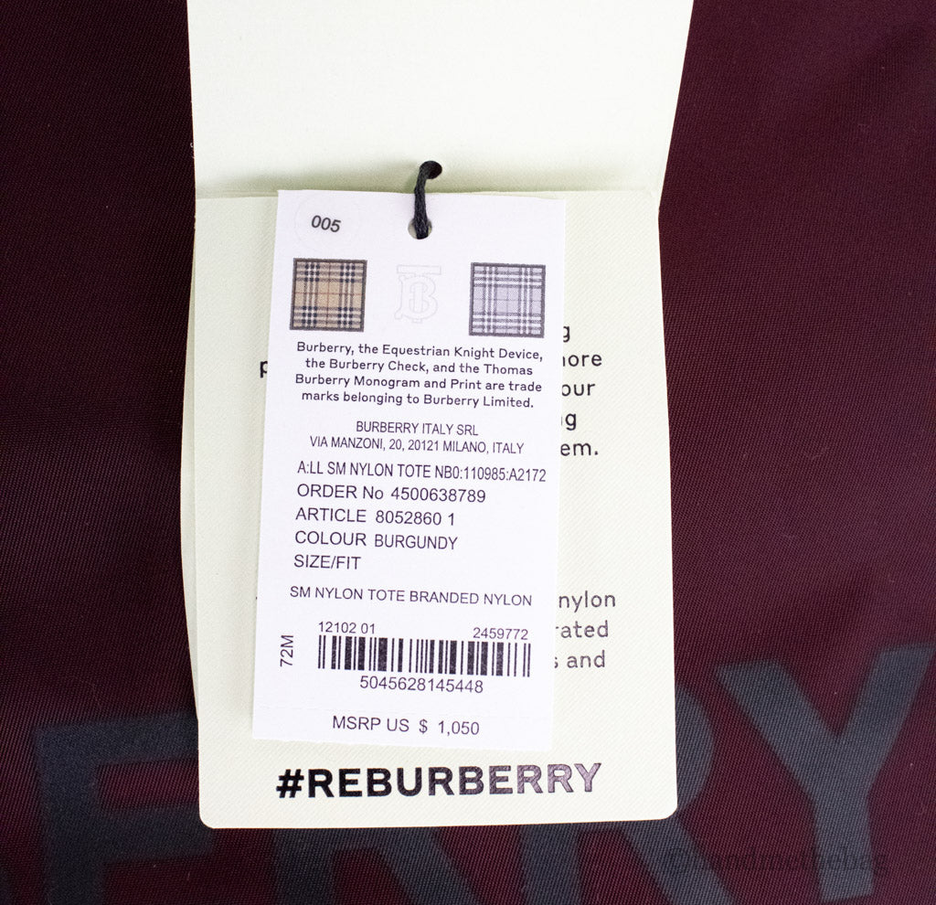 Burberry etiqueta 01 best sale
