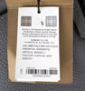 burberry abbeydale charcoal grey backpack tag on white background