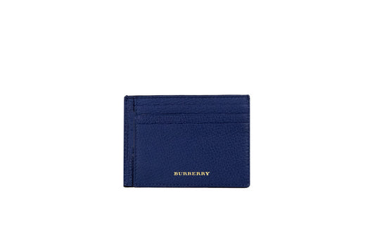 burberry house check deep blue money clip on white background