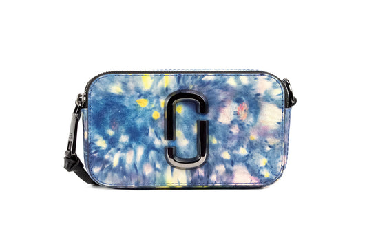 marc jacobs the watercolor snapshot crossbody on white background