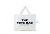 marc jacobs the terry tote white on white background