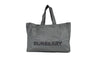 burberry trench charcoal grey econyl tote on white background