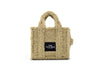 marc jacobs the teddy mini tote beige on white background