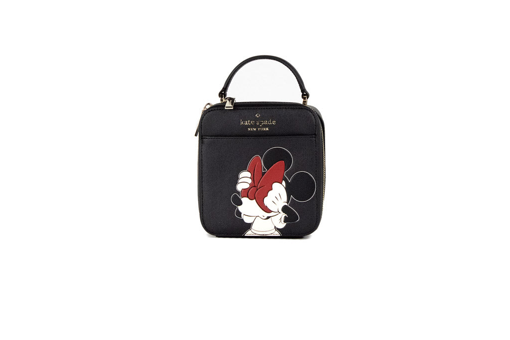 kate spade x disney daisy vanity minnie mouse crossbody on white background